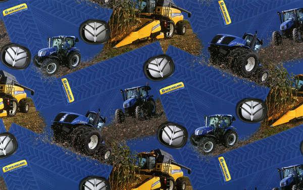 New Holland Combine Tire Tracks