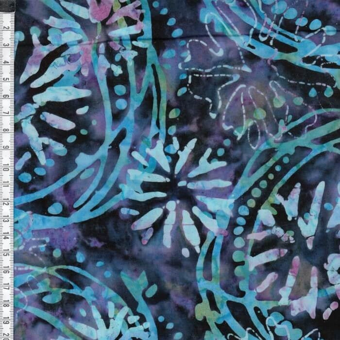 Blossom Batik Blue Purple - RJR