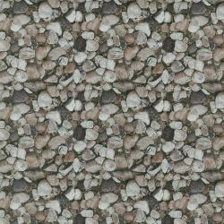 Rocks - Gray Fabric