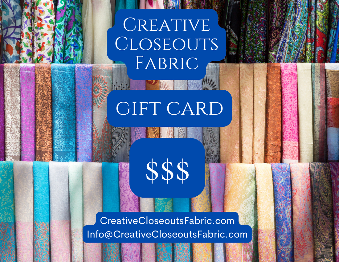 Creative Closeouts Fabric Gift Card - Digital