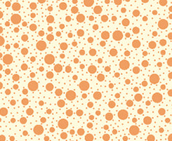 Metals DOTS CREAM/COPPER