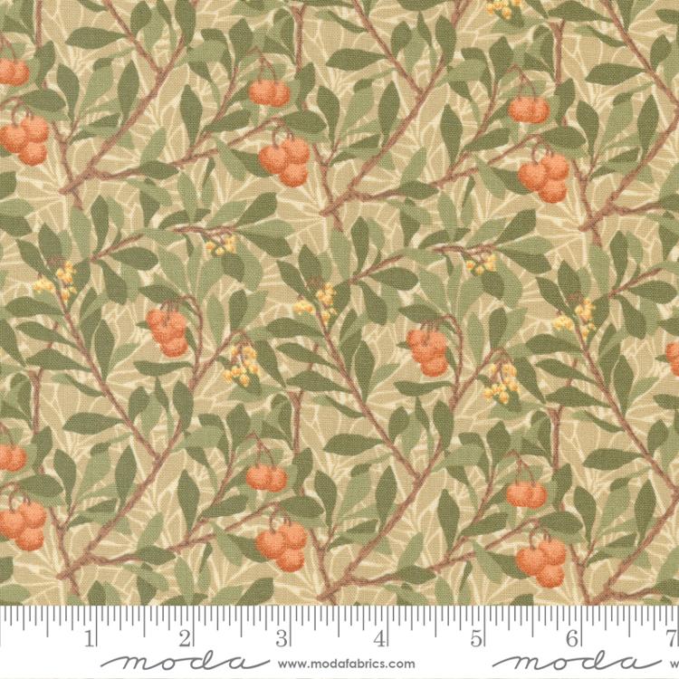 Morris Meadow Parchment 8373 12 Moda #1