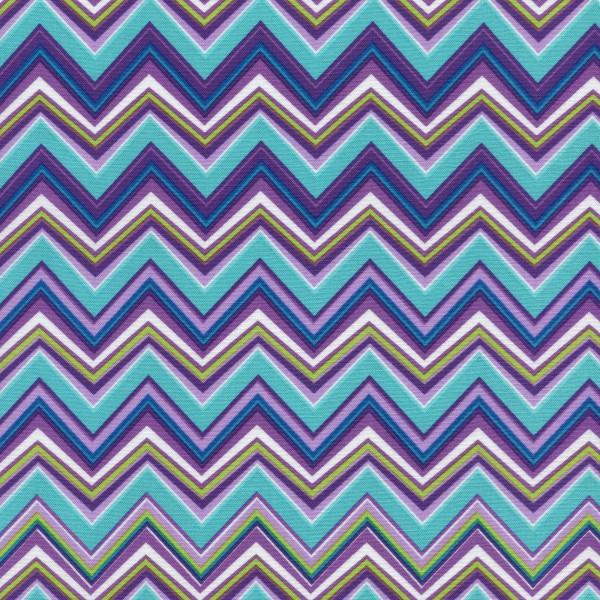 Turquoise Zig Zag