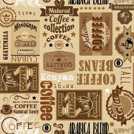 Taupe Coffee Labels TT033020