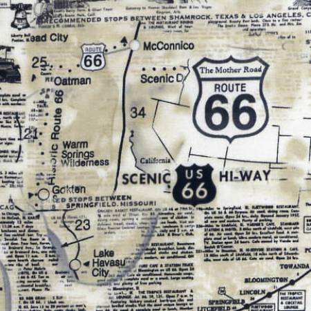 Natural Route 66 Map