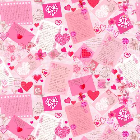 Pink St Valentine Love Letter