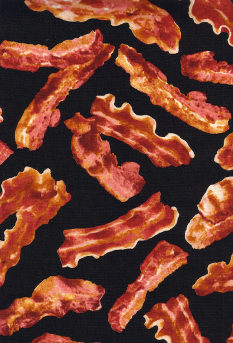 Bacon With Black Background