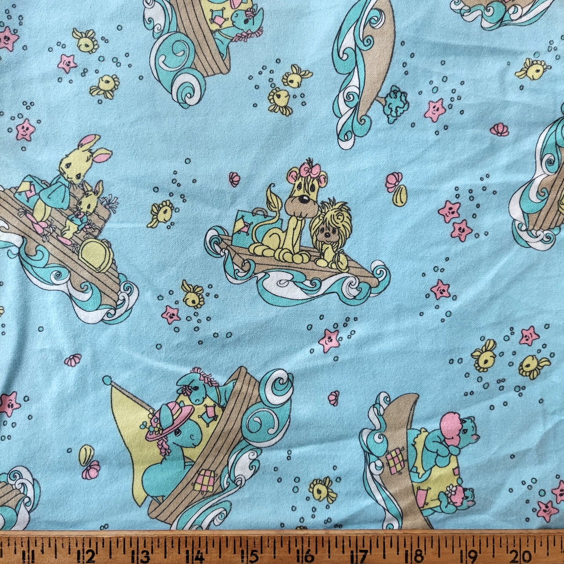 Precious Moments Flannel Powder Blue 205DR