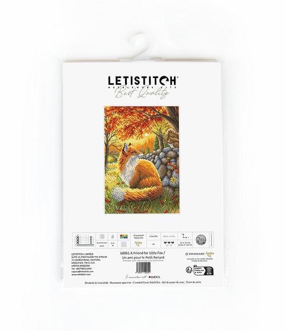 A Friend for Little Fox L8061 Counted Cross Stitch Kit