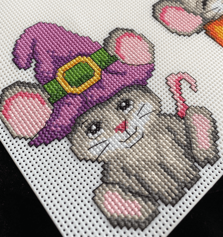 "Halloween Mouses" 102CS Counted Cross-Stitch Kit