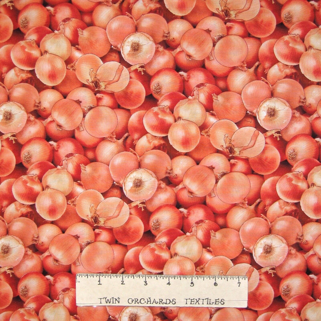 Food Fabric - Packed Onions