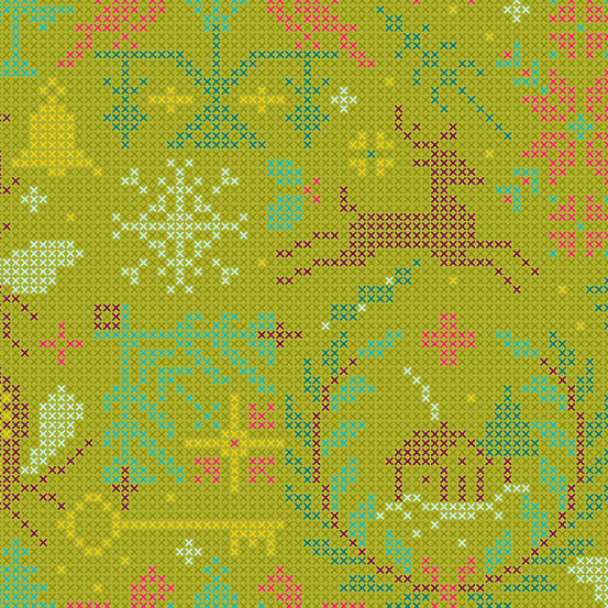 Alison Glass Holiday Print A-9117-G
