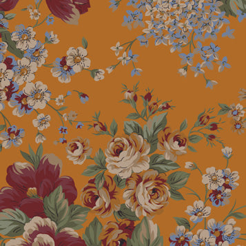 Hillside Main Floral Orange