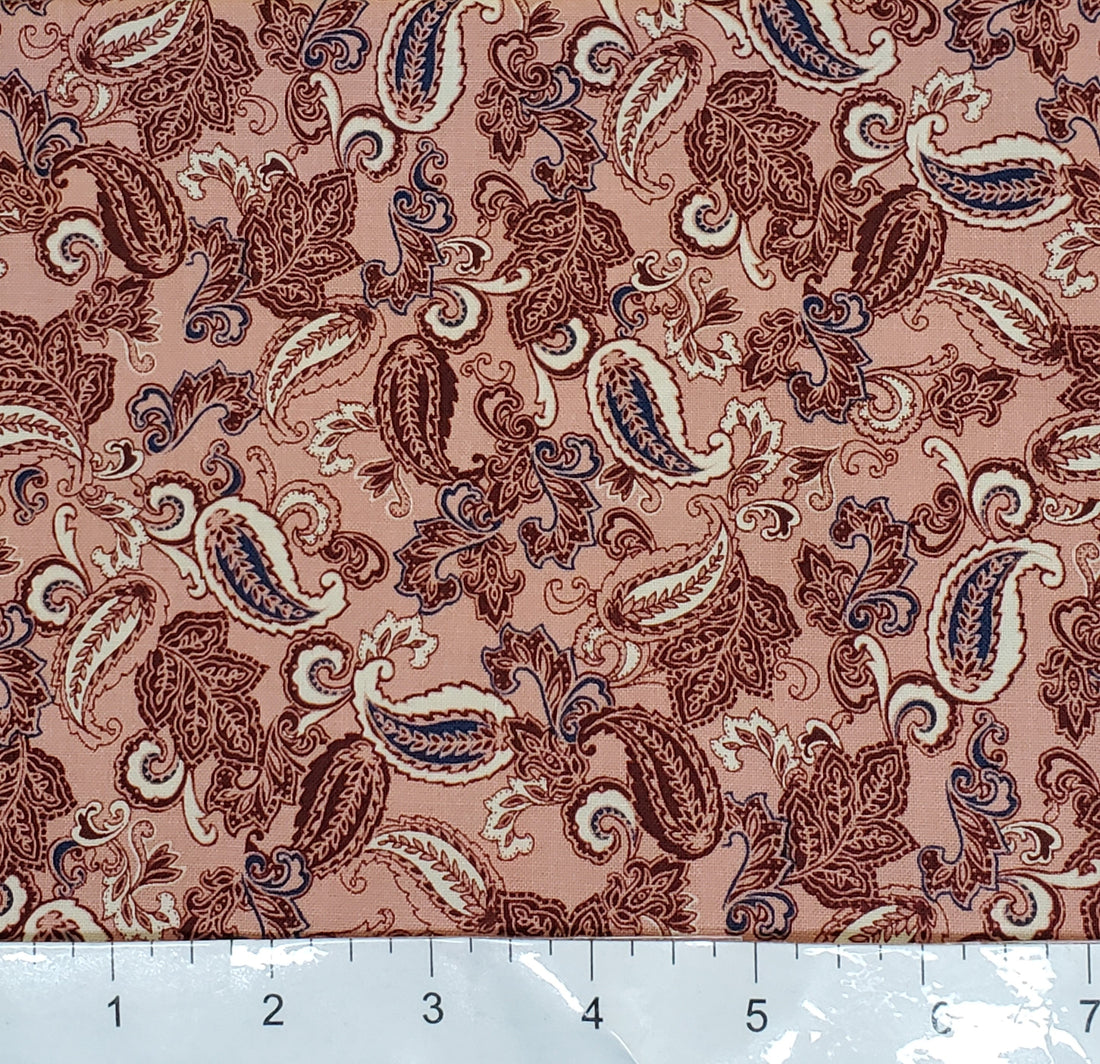 Stitches and Stripes Paisley Rose