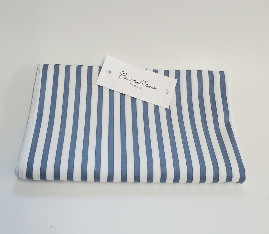 Stripes Quarter Inch Blue