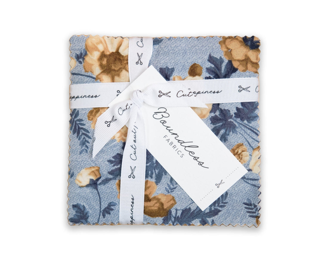 42 pieces Charm Pack - Boundless Blue Belle Collection - 5 in x 5 in